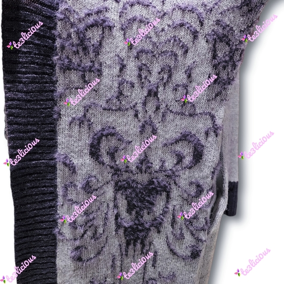 DISNEY PARKES HAUNTED MANSION WALLPAPER DUSTER CARDIGAN - Picture 4 of 4